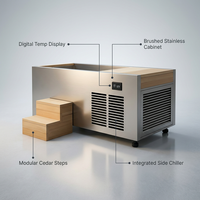 Frostline Atlas Pro Integrated Cold Plunge — Lifestyle