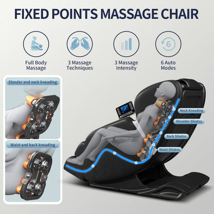 Zero Gravity Full Body Massage Chair with Bluetooth Speakers