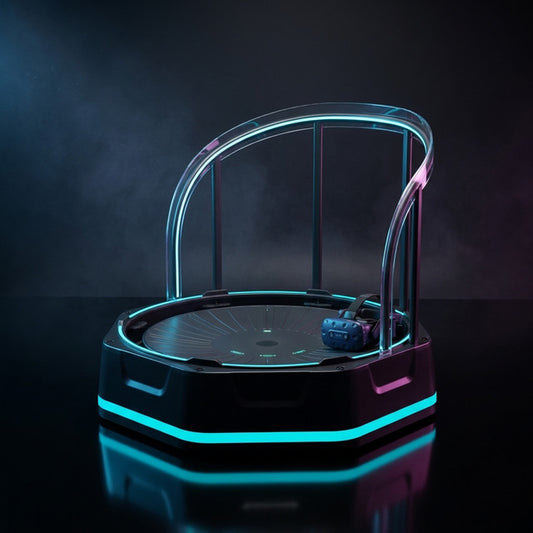 NeonStride XR Quantum VR Treadmill — Studio Shot