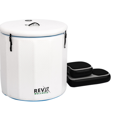 RevX Inflatable Barrel with Inflatable Steps