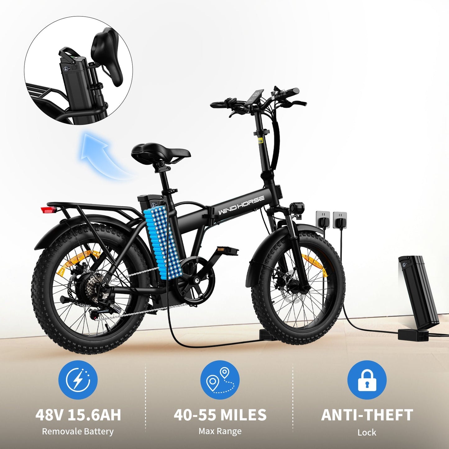 Windhorse W4A Folding Electric Bike